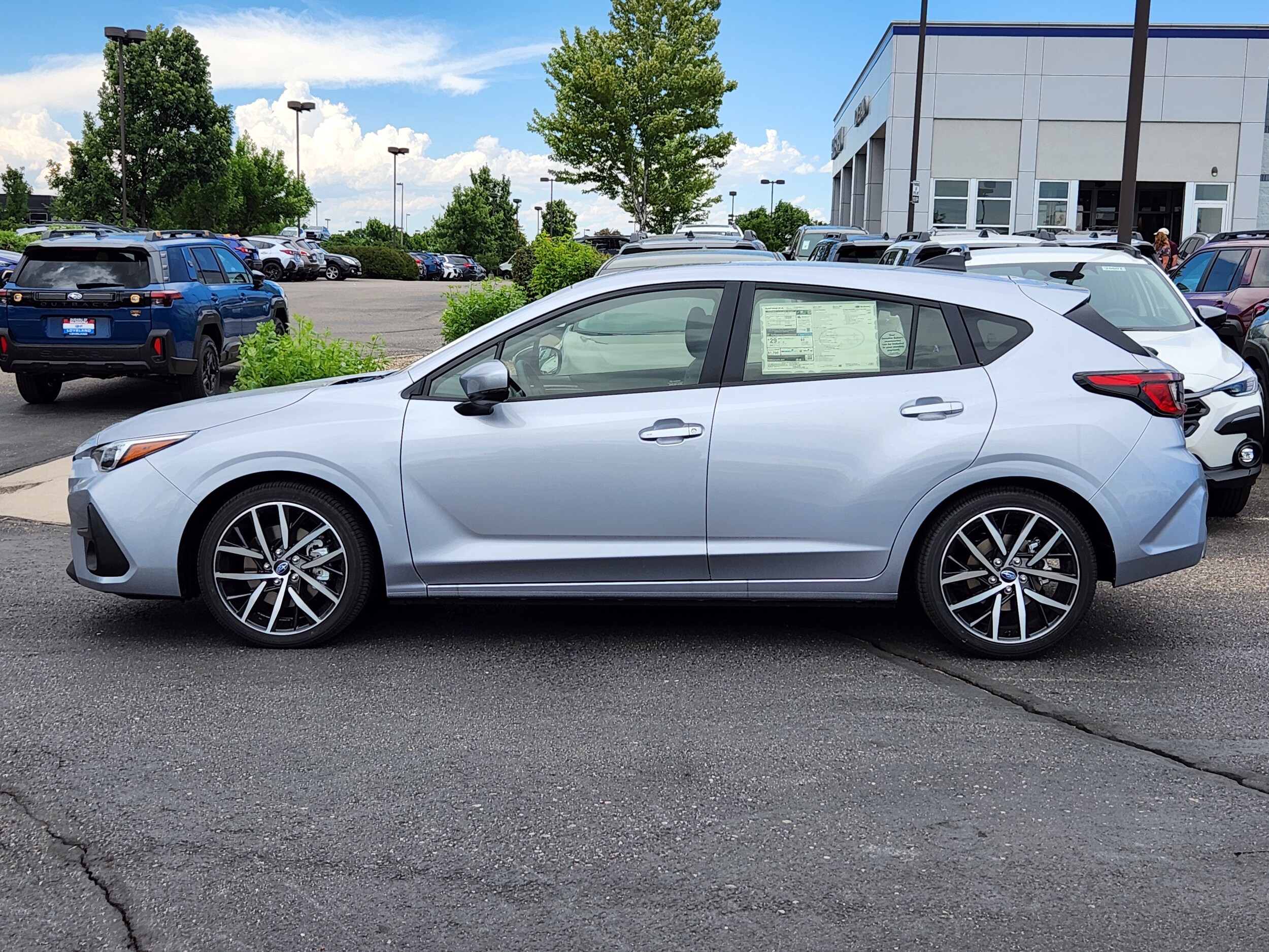 Silver 2026 Subaru Impreza Wagon All-Wheel Drive Continuously Variable Transmission