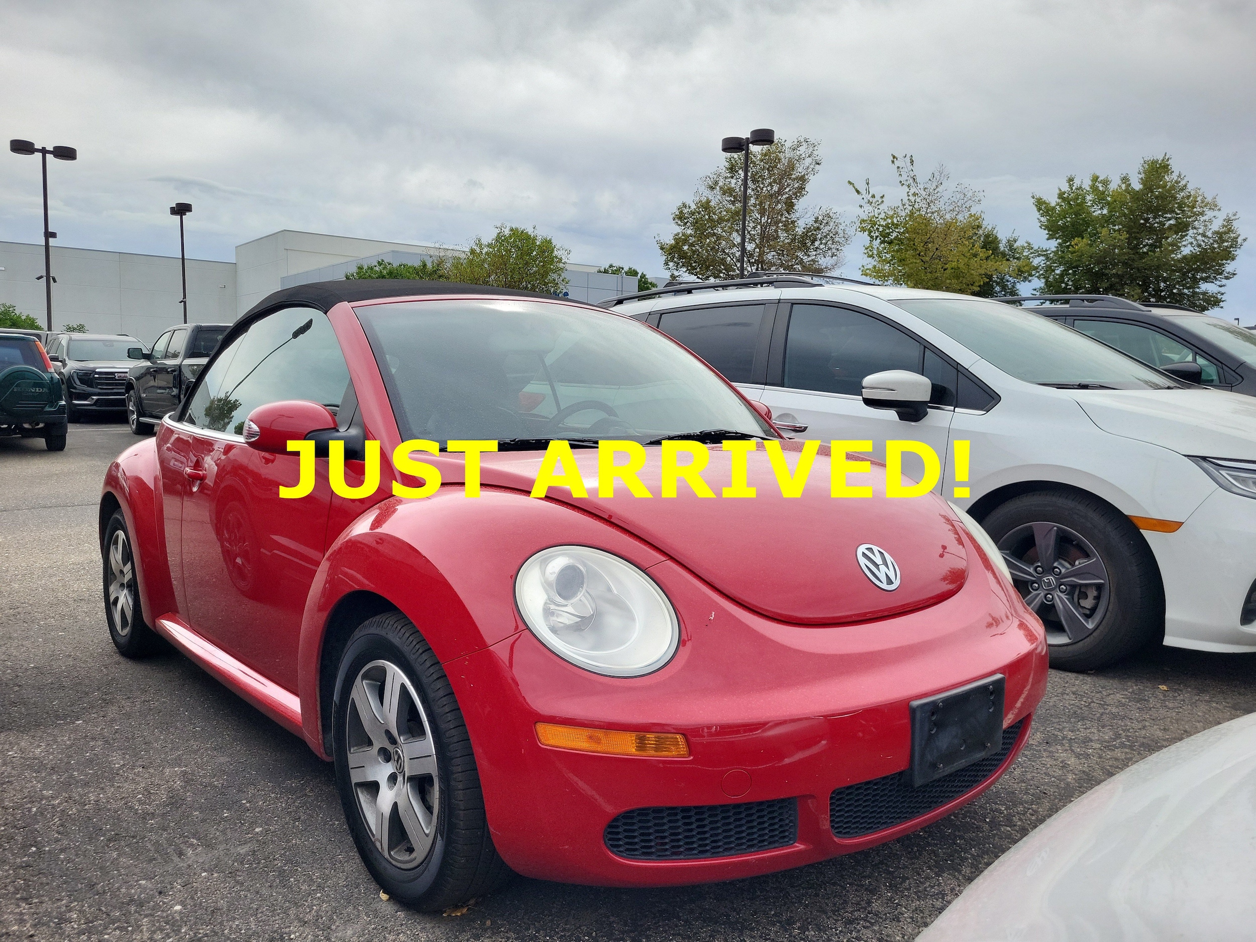 Red 2006 Volkswagen Beetle Convertible Front-Wheel Drive 6-Speed Automatic