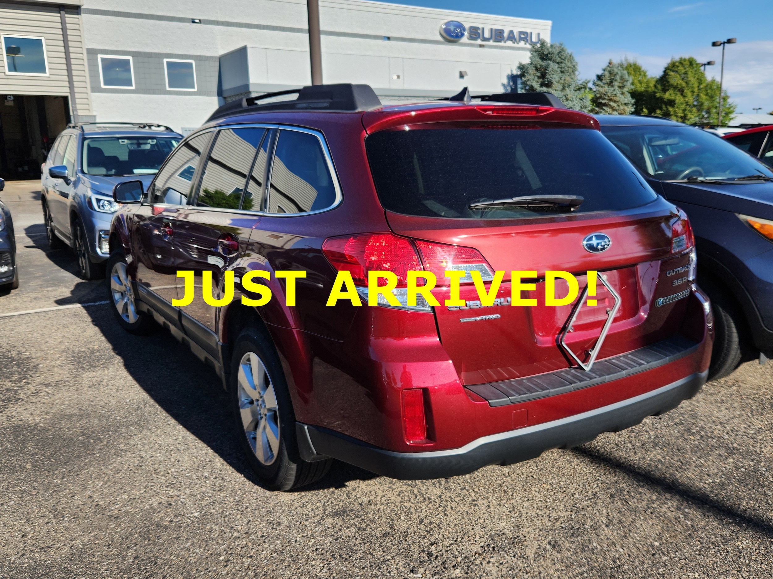 Ruby Red Pearl 2012 Subaru Outback Wagon All-Wheel Drive 5-Speed Automatic