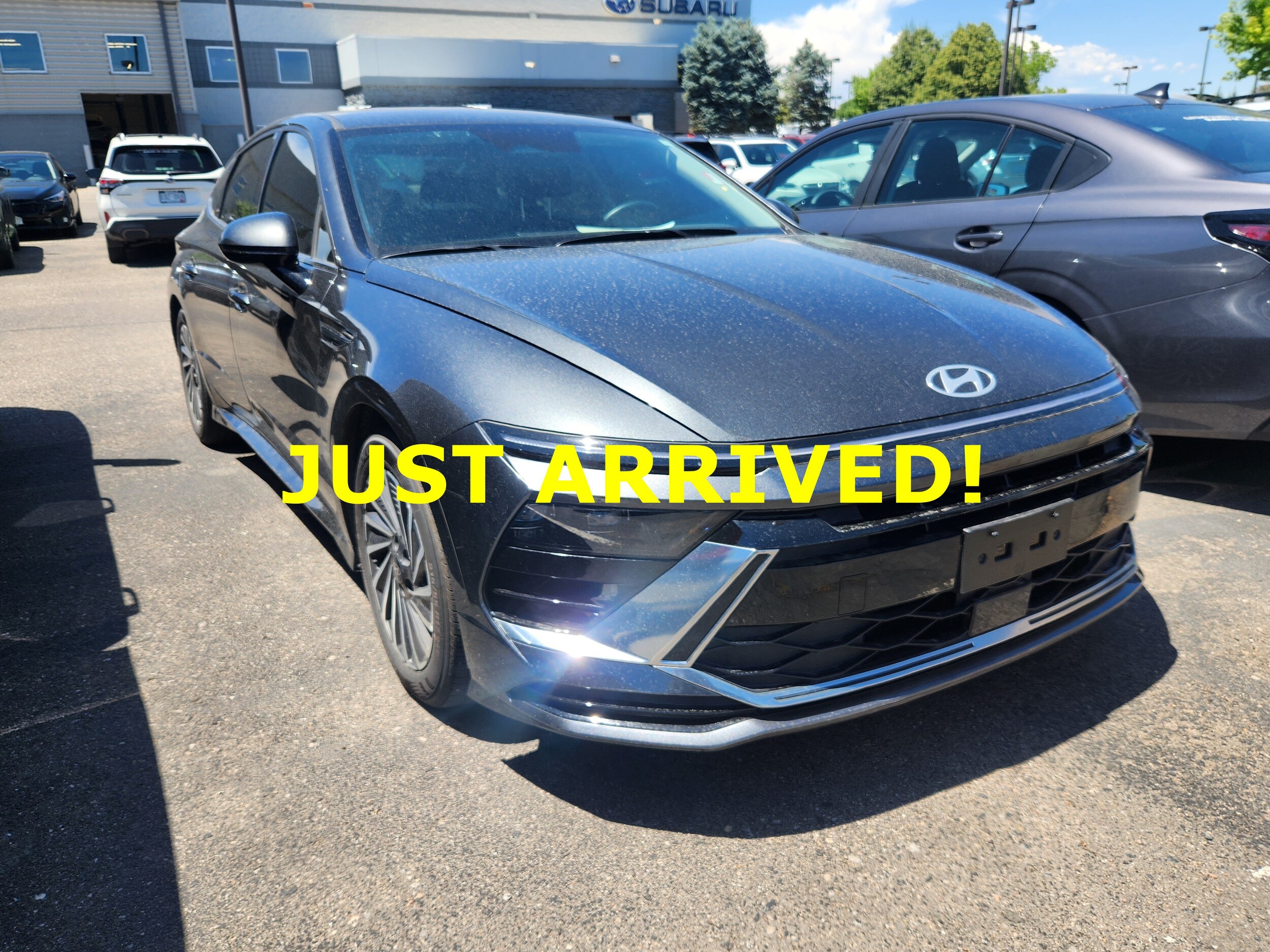 Portofino Gray 2025 Hyundai Sonata Hybrid Sedan Front-Wheel Drive 6-Speed Automatic