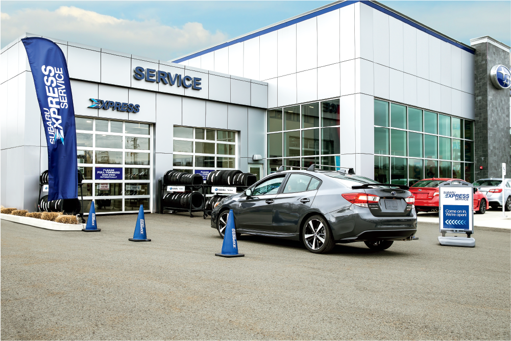 Subaru Express service garage