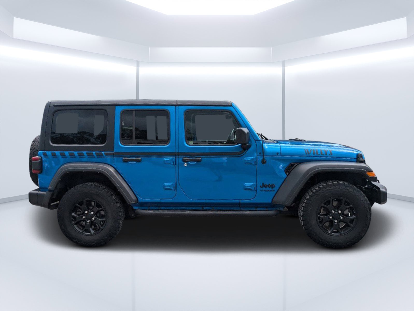 Used 2021 Jeep Wrangler Unlimited Willys with VIN 1C4HJXDM4MW685502 for sale in Jacksonville, FL