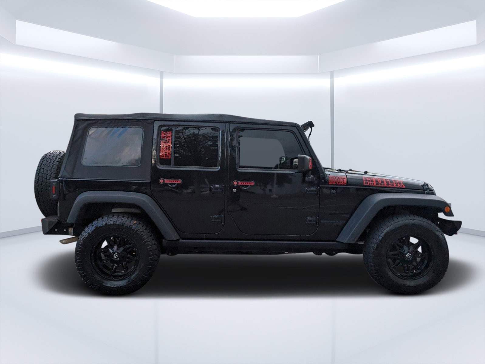 Used 2017 Jeep Wrangler Unlimited Willys Wheeler with VIN 1C4BJWDG9HL568838 for sale in Jacksonville, FL