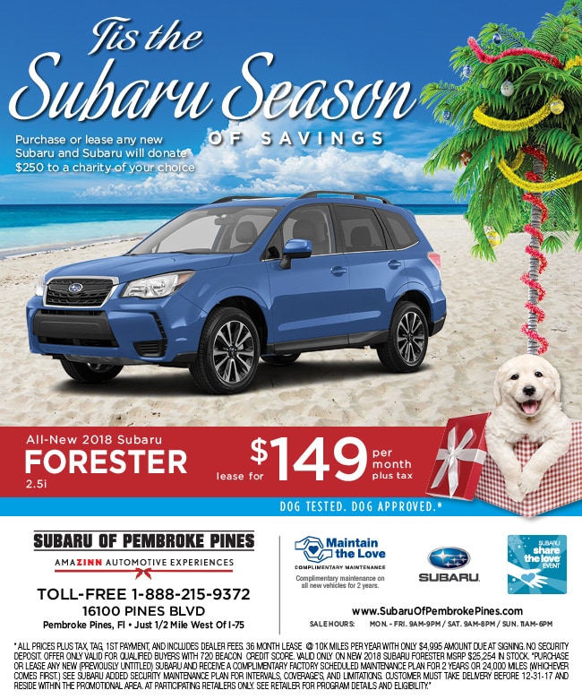 Right Now Lease The 2018 Subaru Forester