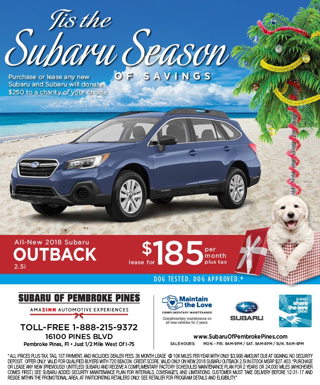 Right Now Lease The 2018 Subaru Outback