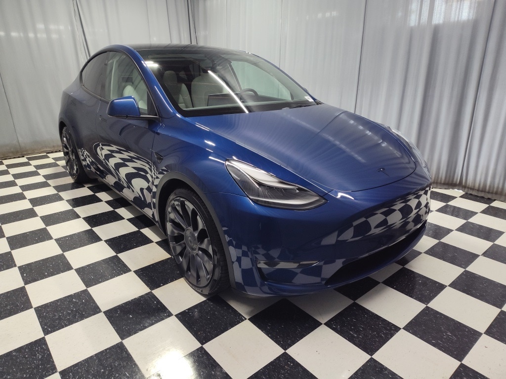 Used 2021 Tesla Model Y Performance with VIN 5YJYGDEF9MF146388 for sale in Kansas City