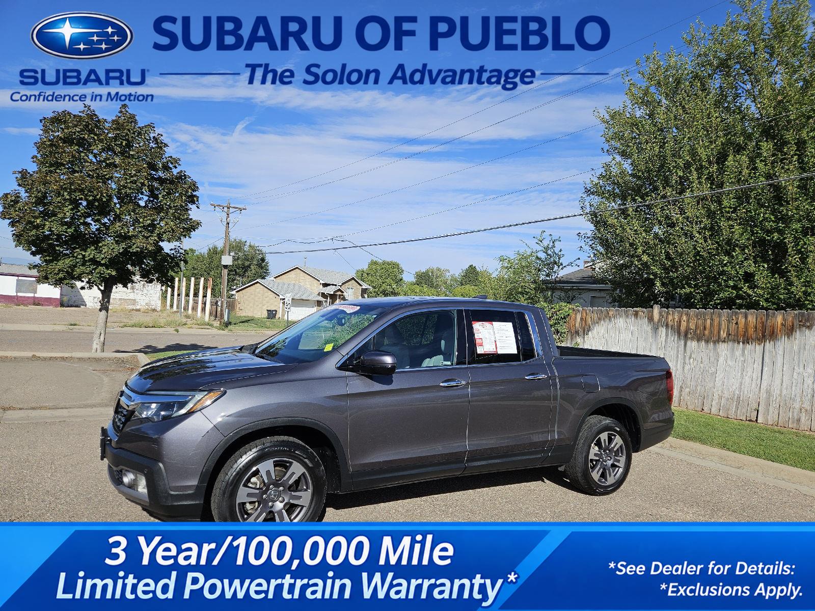 2019 Honda Ridgeline RTL-E