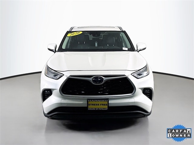 Used 2020 Toyota Highlander XLE with VIN 5TDHBRCH2LS509088 for sale in Puyallup, WA