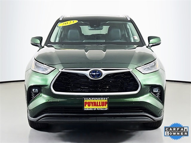 Used 2023 Toyota Highlander XLE with VIN 5TDKBRCH7PS586356 for sale in Puyallup, WA