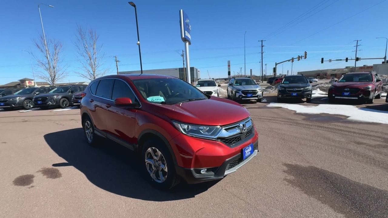 Used 2018 Honda CR-V EX-L with VIN 2HKRW2H84JH633598 for sale in Sioux Falls, SD