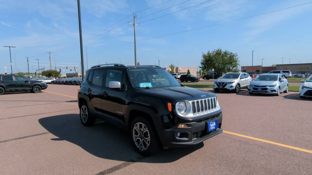 Used 2017 Jeep Renegade Limited with VIN ZACCJBDB4HPF72647 for sale in Sioux Falls, SD