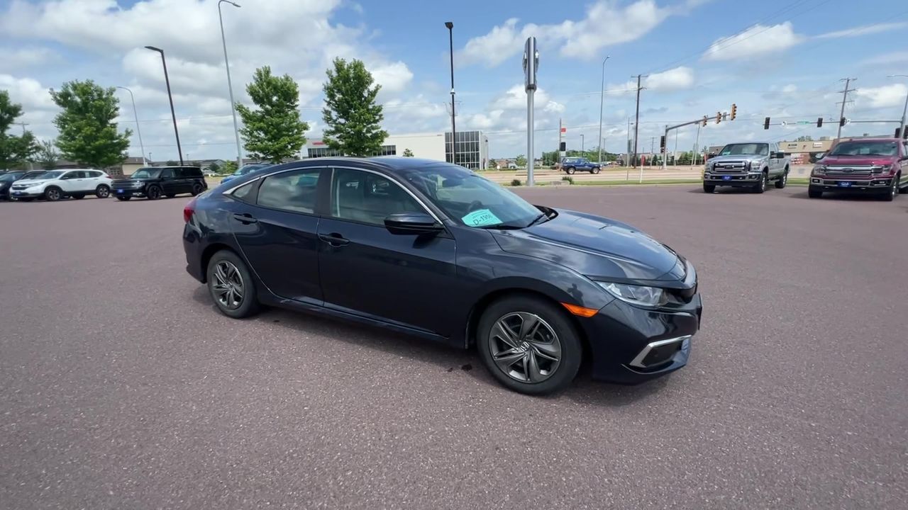 Used 2020 Honda Civic LX with VIN 2HGFC2F65LH566102 for sale in Sioux Falls, SD