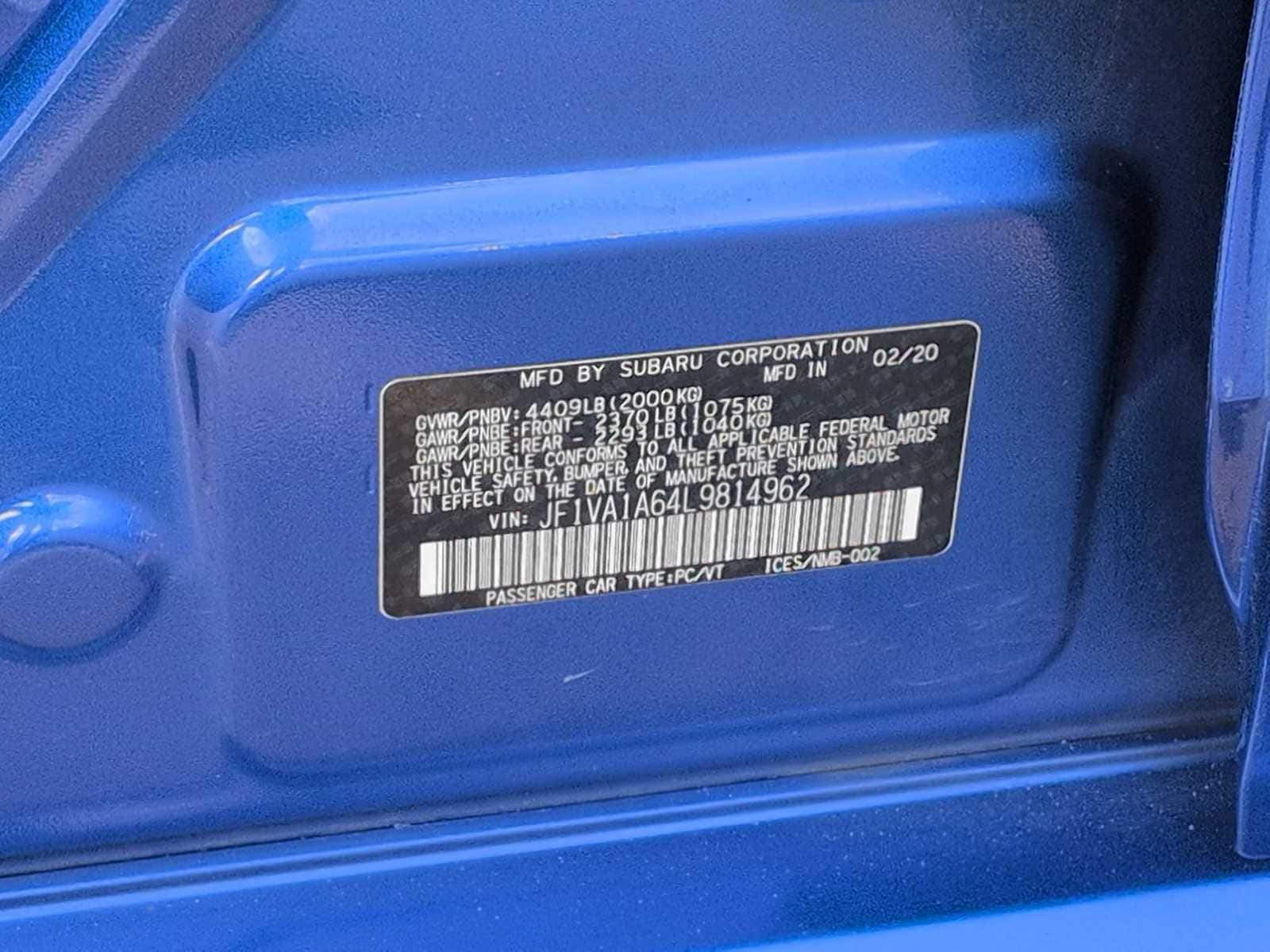 Thumbnail: 2020 Subaru WRX - 36