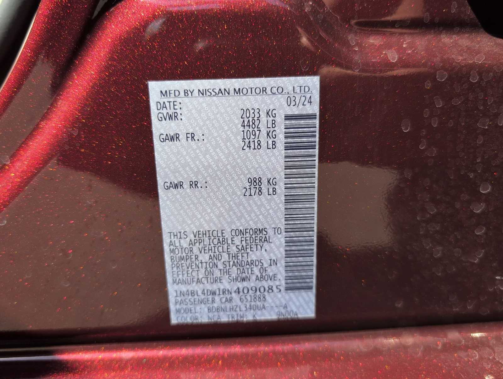 Thumbnail: 2024 Nissan Altima - 33