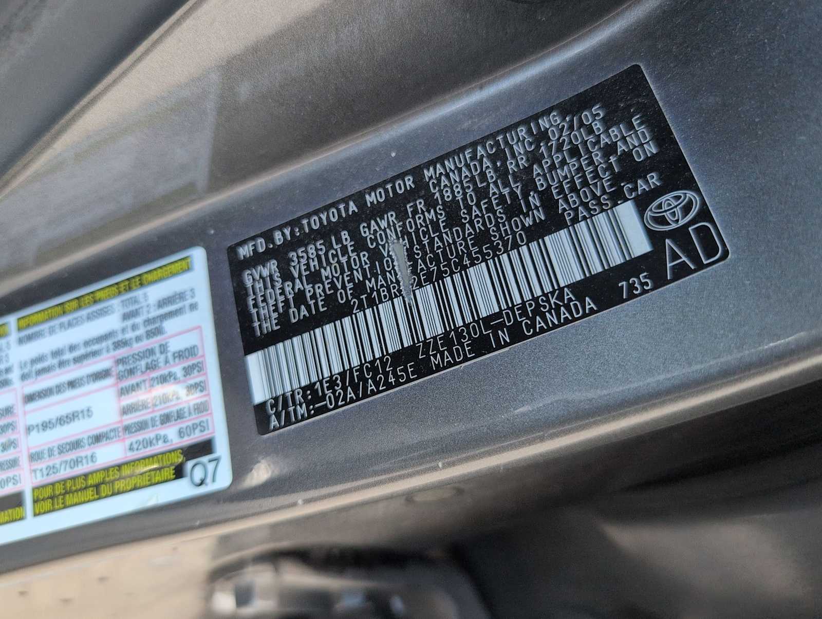 Thumbnail: 2005 Toyota Corolla - 27