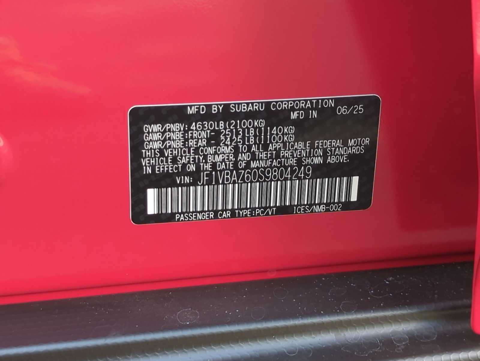 Thumbnail: 2025 Subaru WRX - 37