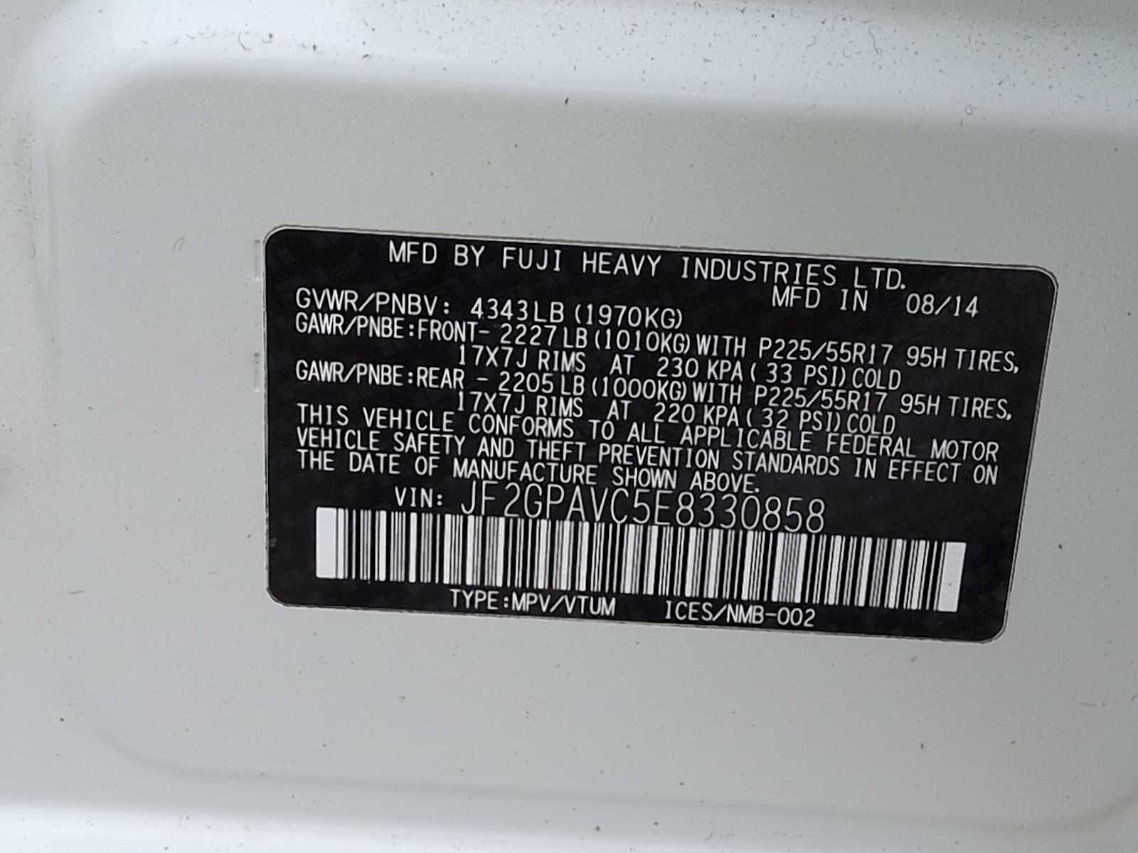 Thumbnail: 2014 Subaru XV Crosstrek - 36