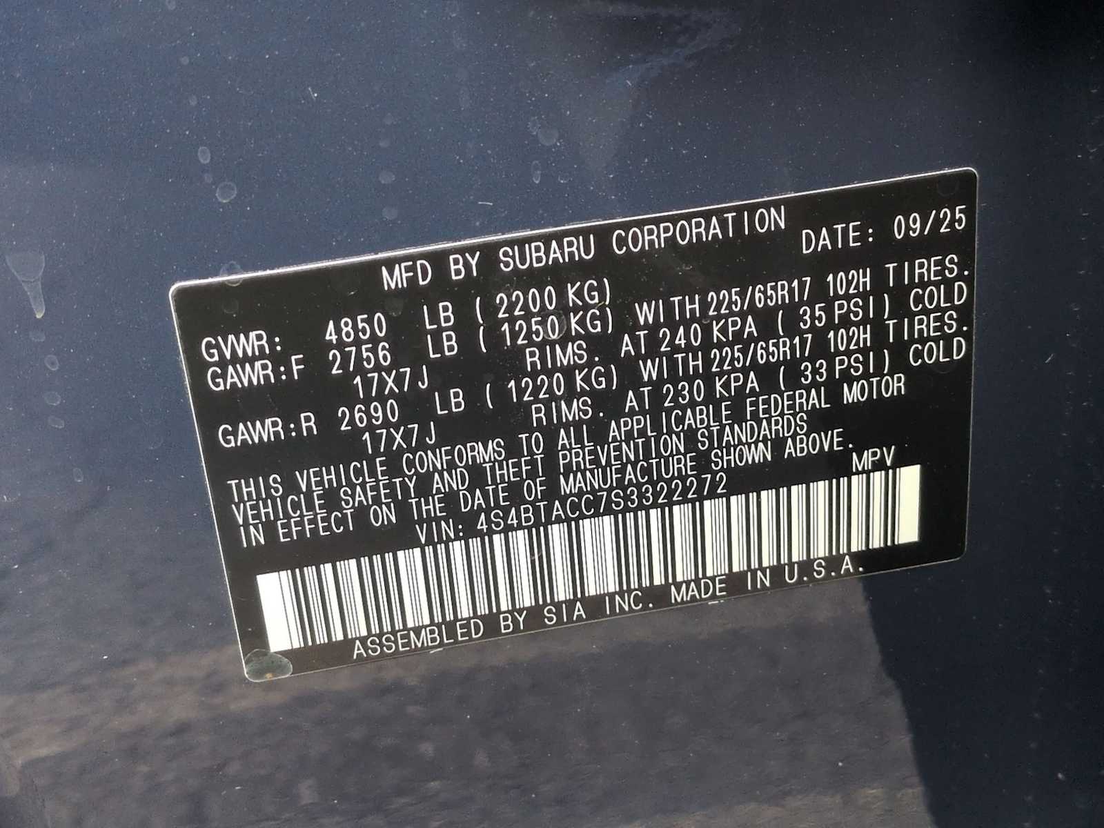 Thumbnail: 2025 Subaru Outback - 36