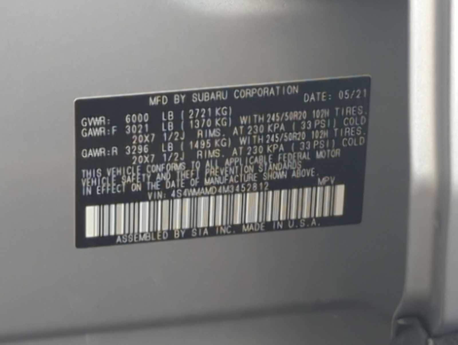 Thumbnail: 2021 Subaru Ascent - 36