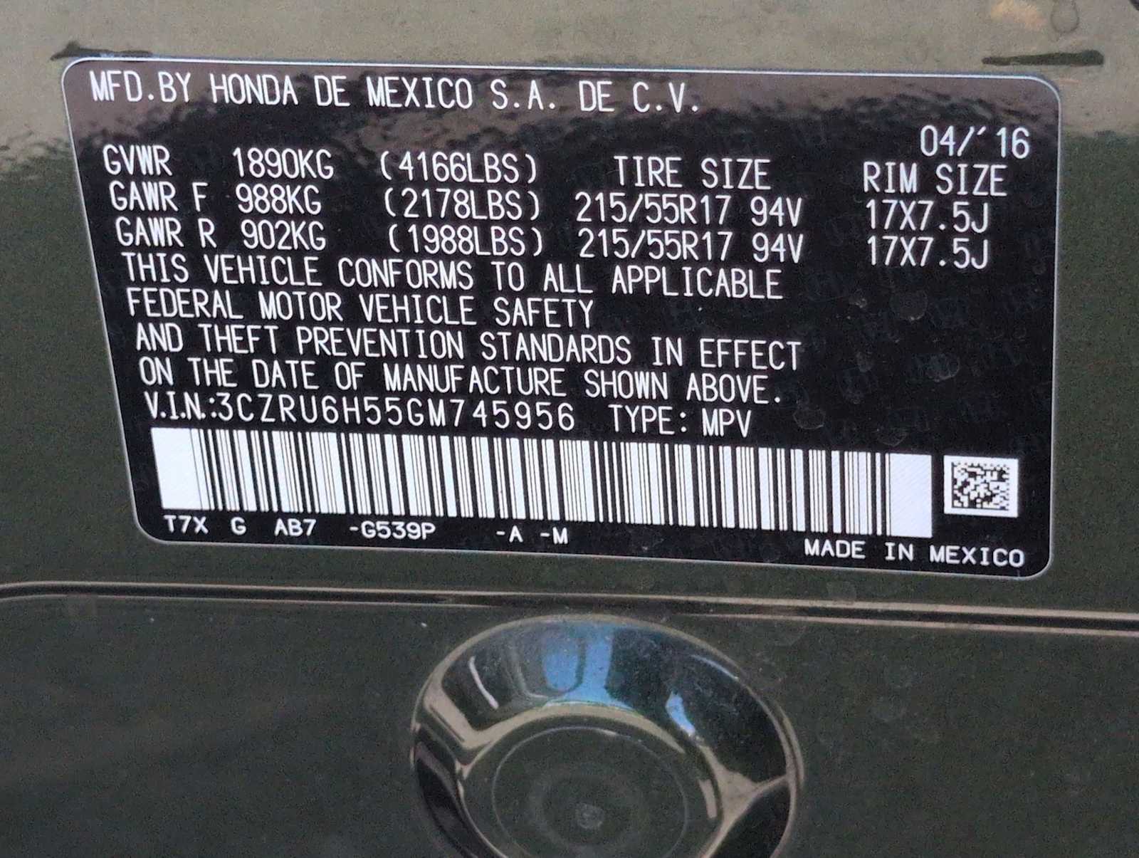 Thumbnail: 2016 Honda HR-V - 33