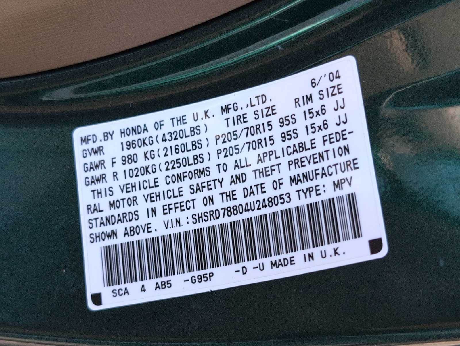 Thumbnail: 2004 Honda CR-V - 32