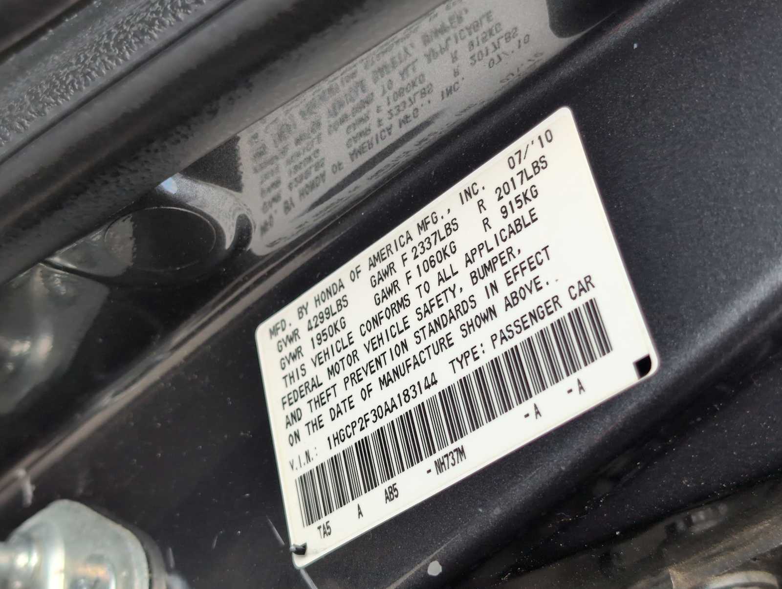 Thumbnail: 2010 Honda Accord - 31