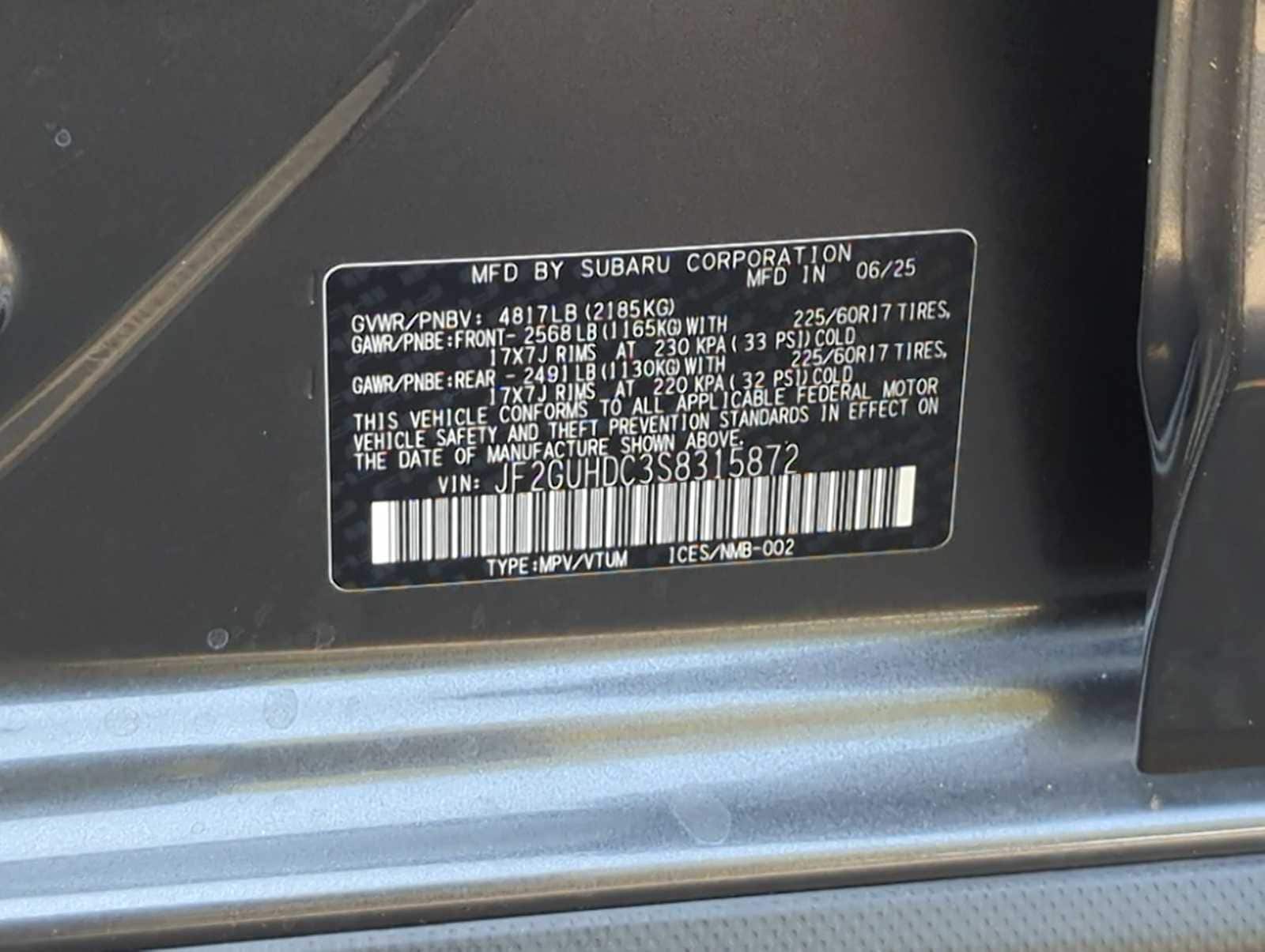 Thumbnail: 2025 Subaru Crosstrek - 37