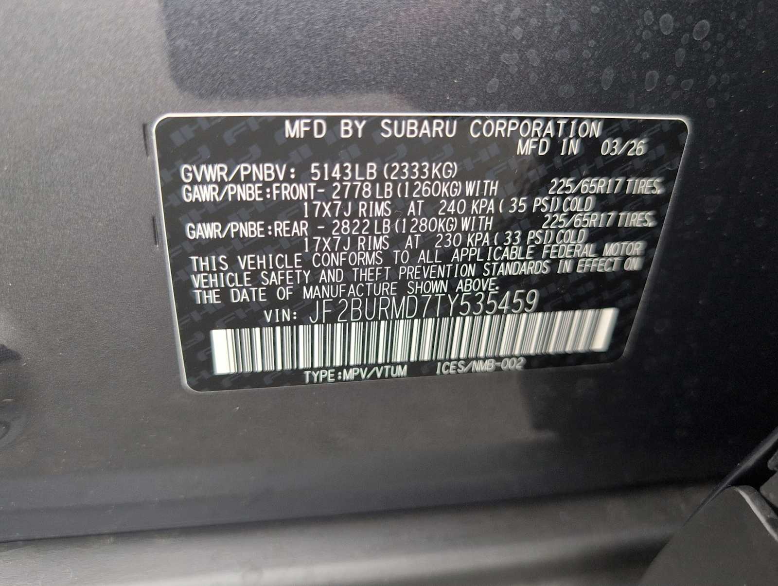 Thumbnail: 2026 Subaru Outback - 34