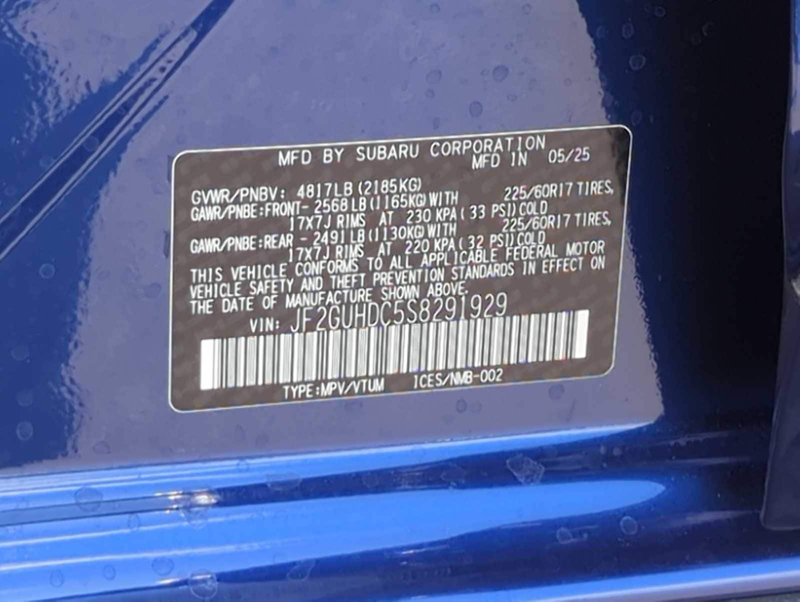 Thumbnail: 2025 Subaru Crosstrek - 36