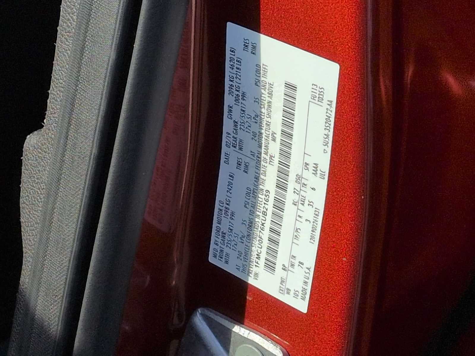 Thumbnail: 2019 Ford Escape - 36