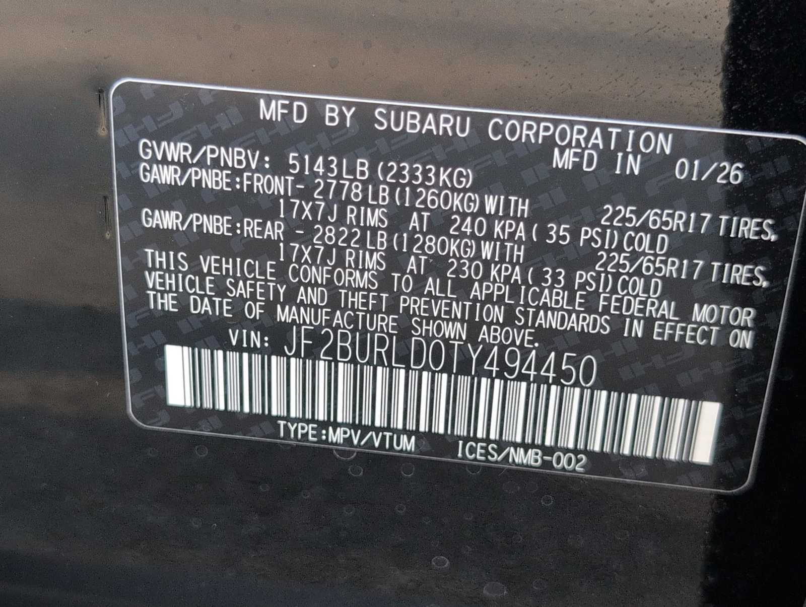 Thumbnail: 2026 Subaru Outback - 35