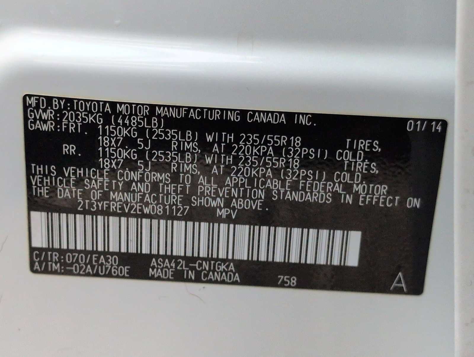 Thumbnail: 2014 Toyota RAV4 - 34