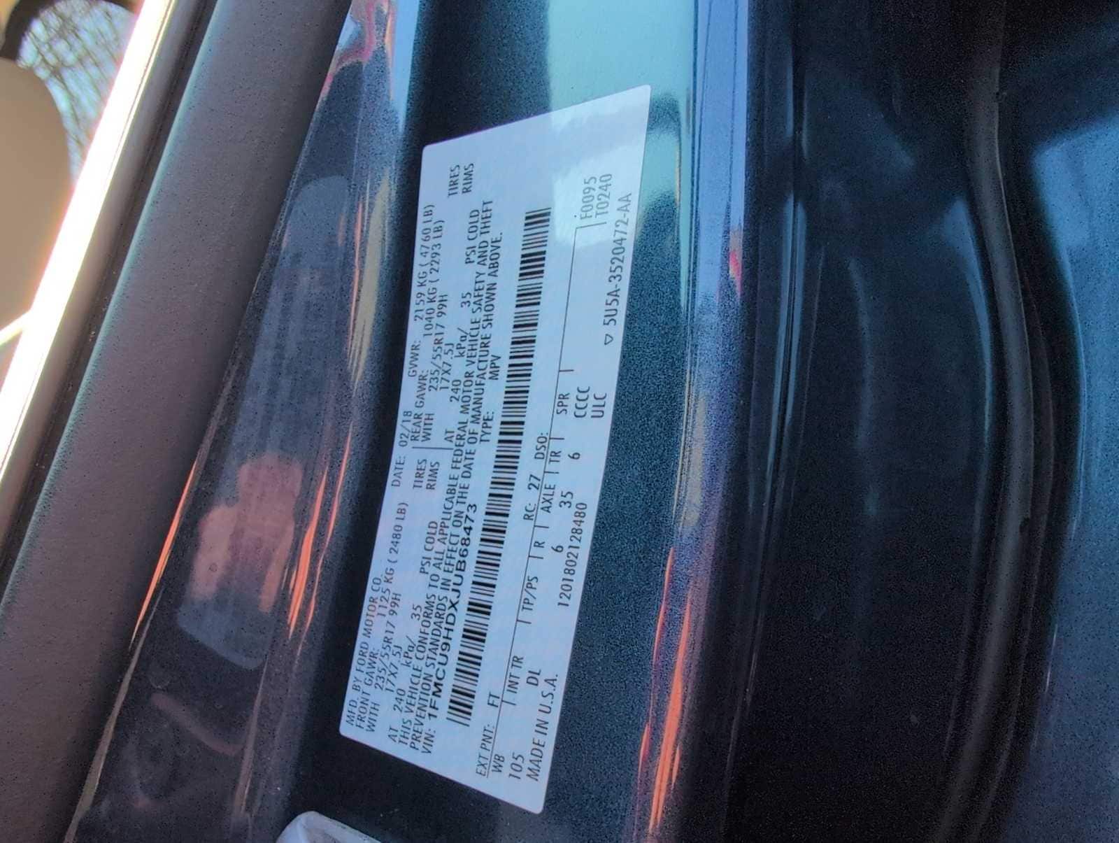 Thumbnail: 2018 Ford Escape - 36