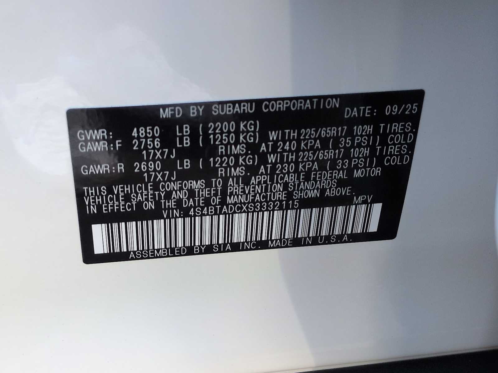 Thumbnail: 2025 Subaru Outback - 36