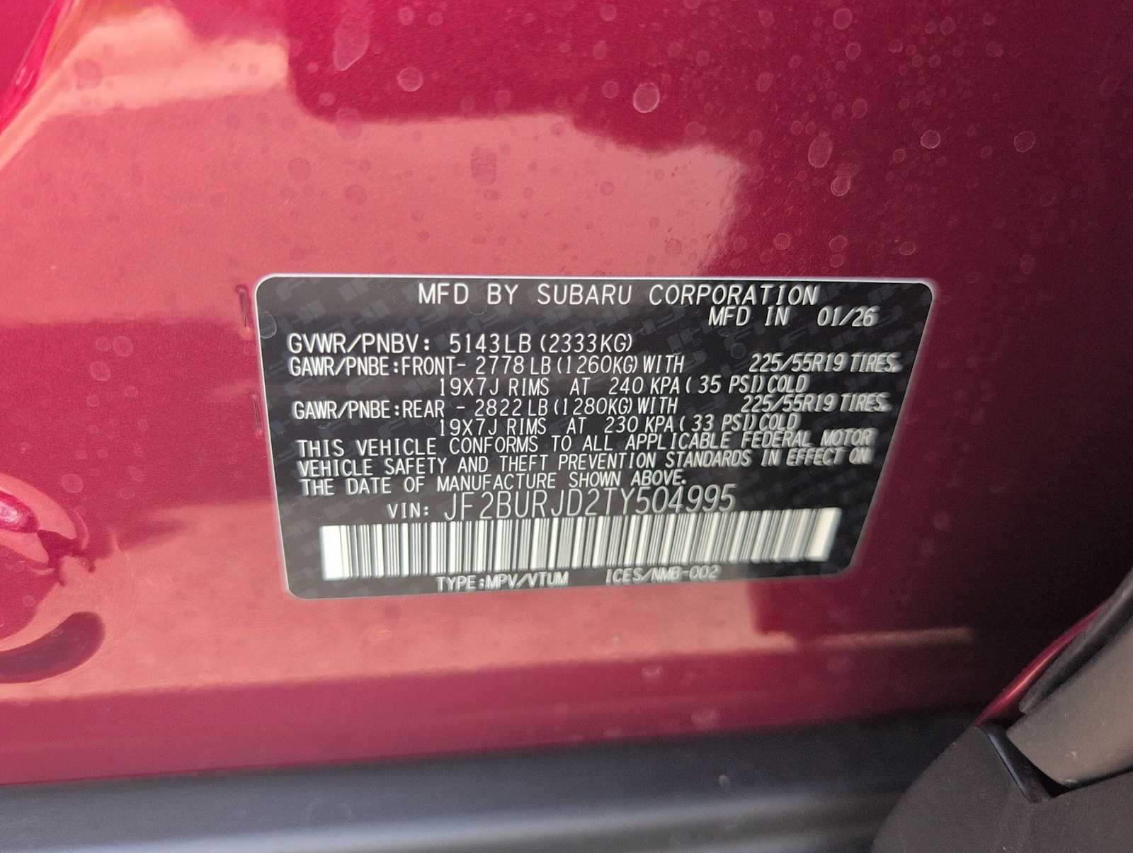 Thumbnail: 2026 Subaru Outback - 35