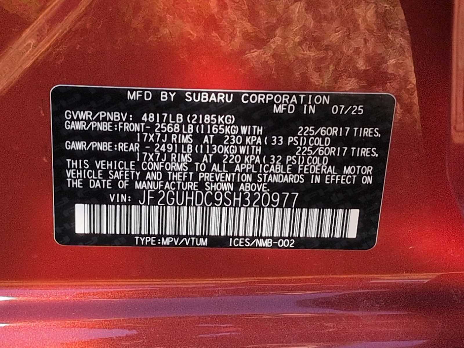 Thumbnail: 2025 Subaru Crosstrek - 37