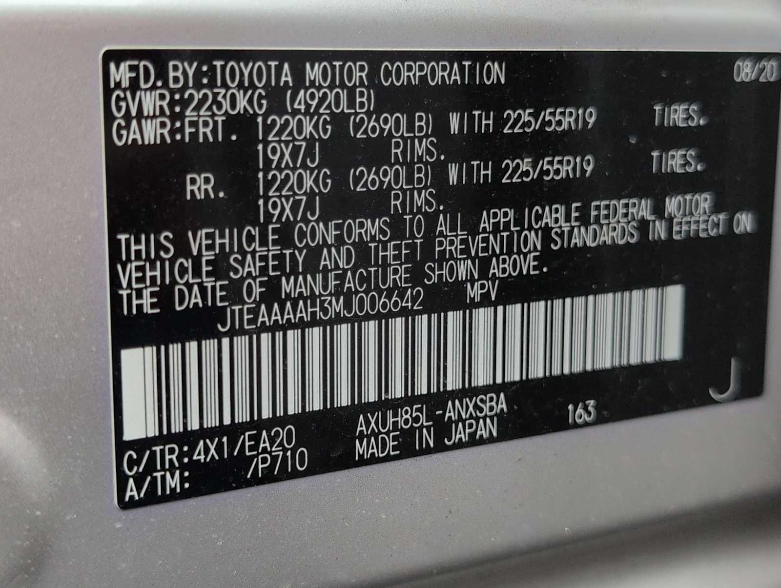 Thumbnail: 2021 Toyota Venza - 36