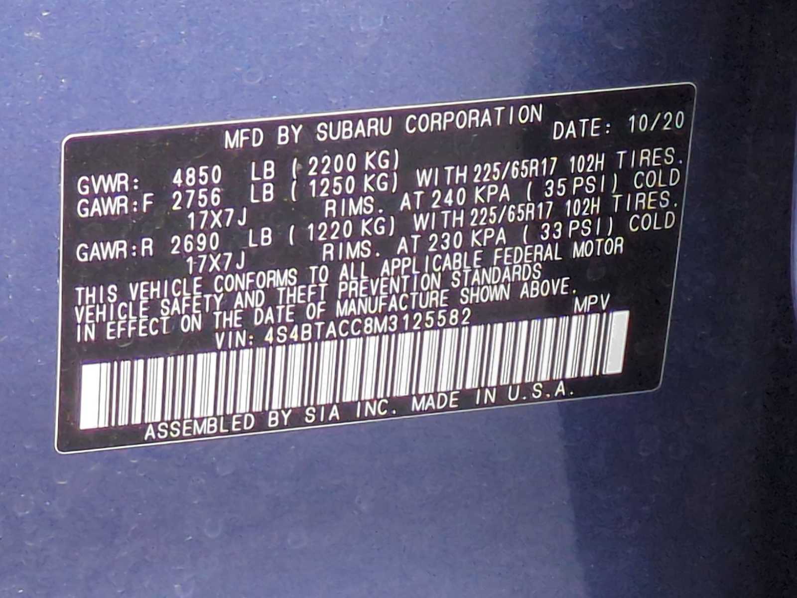 Thumbnail: 2021 Subaru Outback - 34