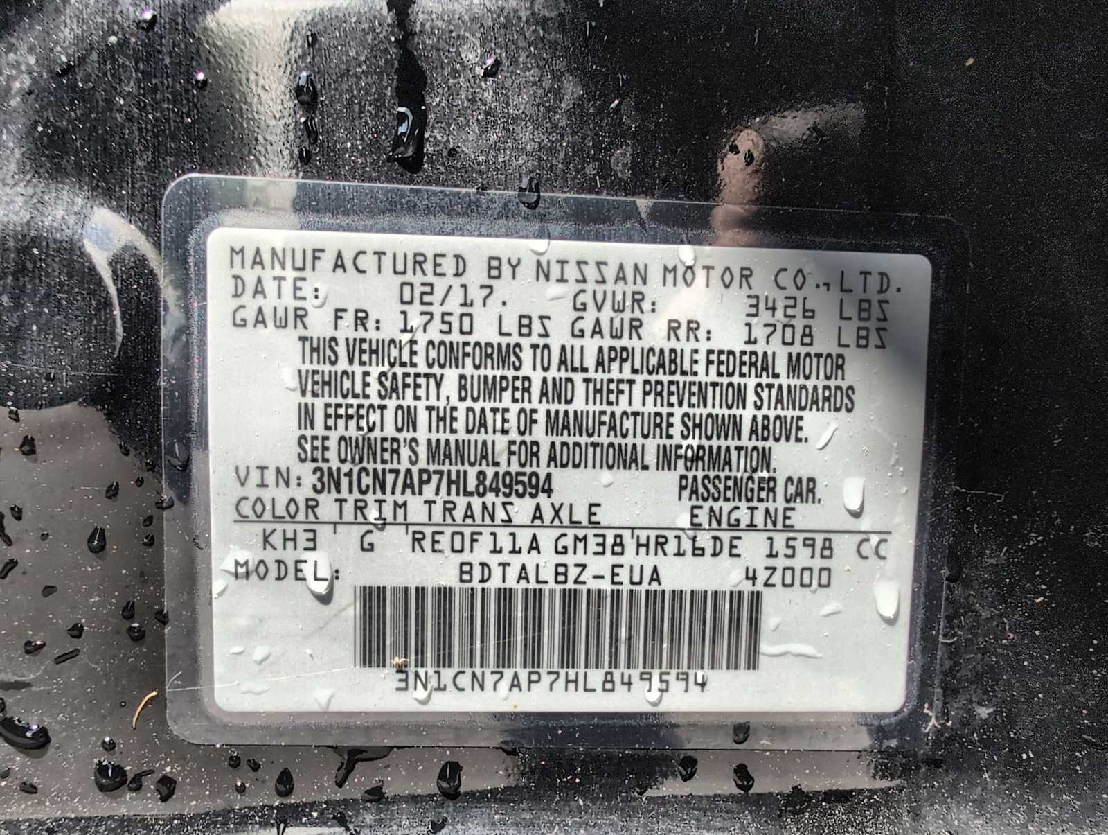 Thumbnail: 2017 Nissan Versa - 33