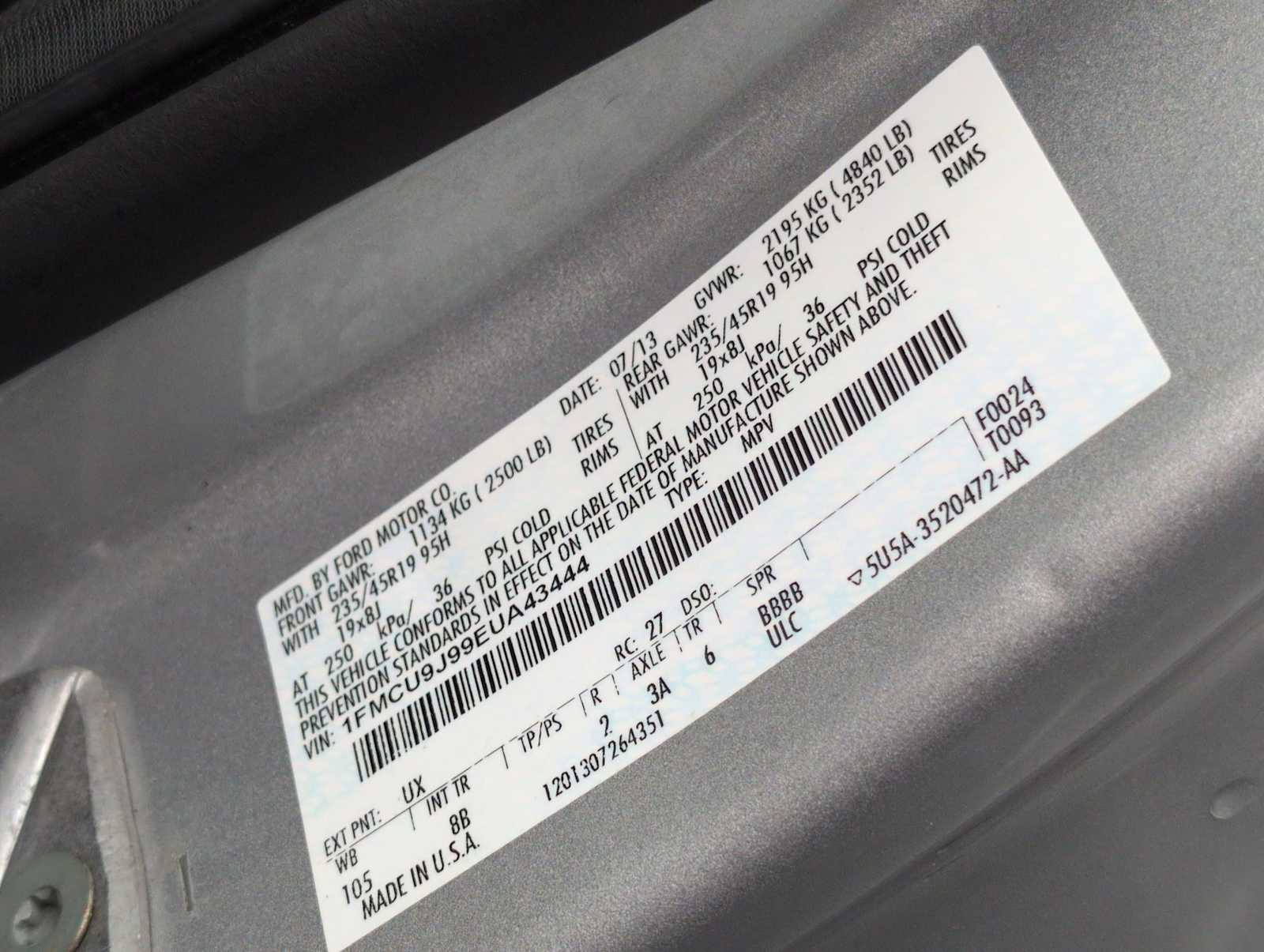 Thumbnail: 2014 Ford Escape - 36