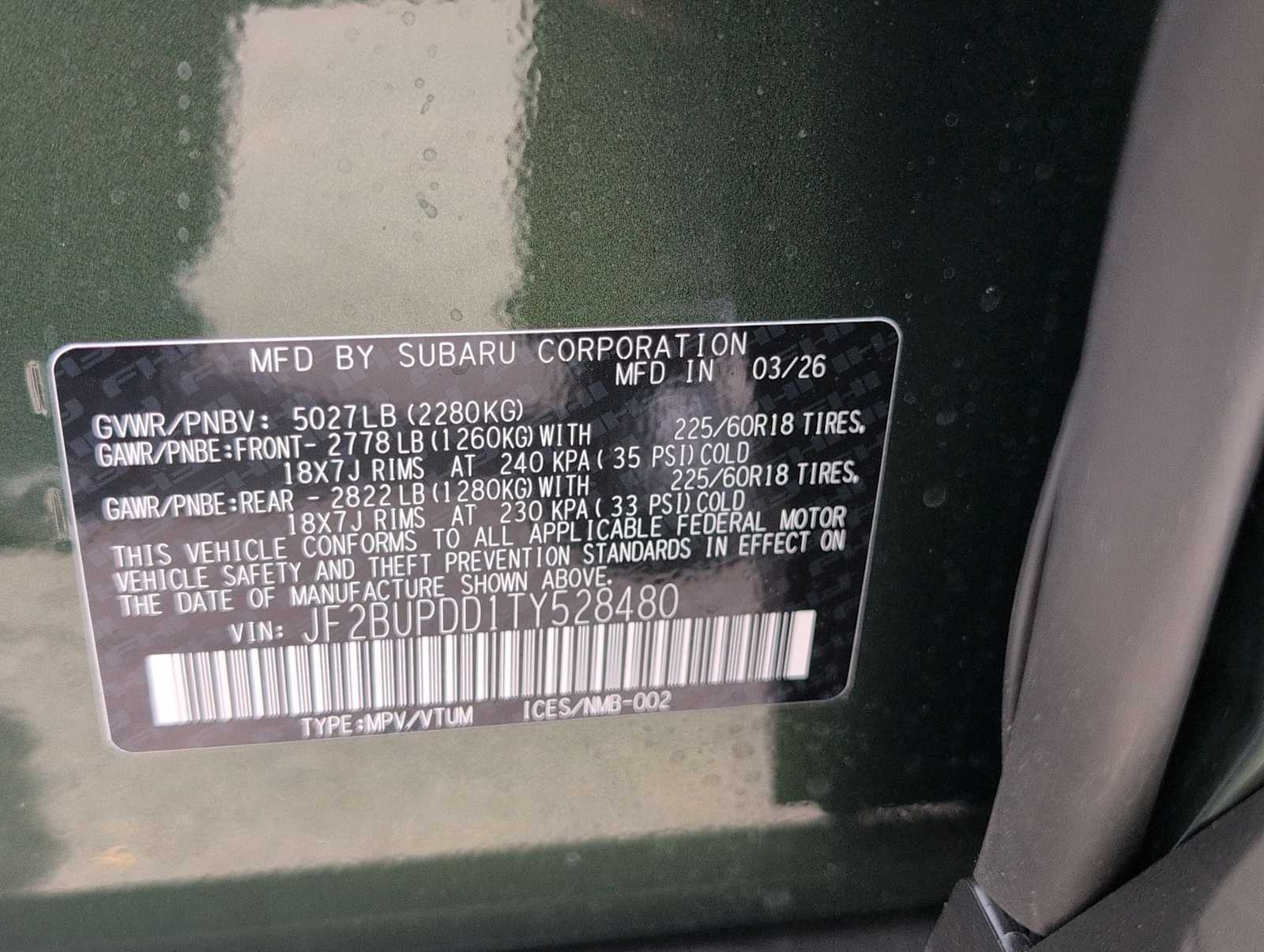 Thumbnail: 2026 Subaru Outback - 34