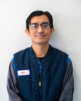 Staff member Leo Borce from 1a363c4db4f6