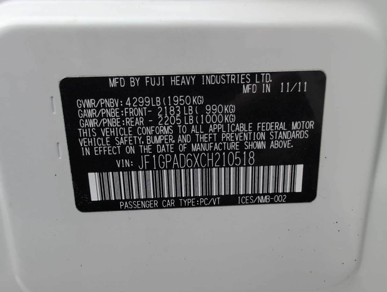 Thumbnail: 2012 Subaru Impreza - 31