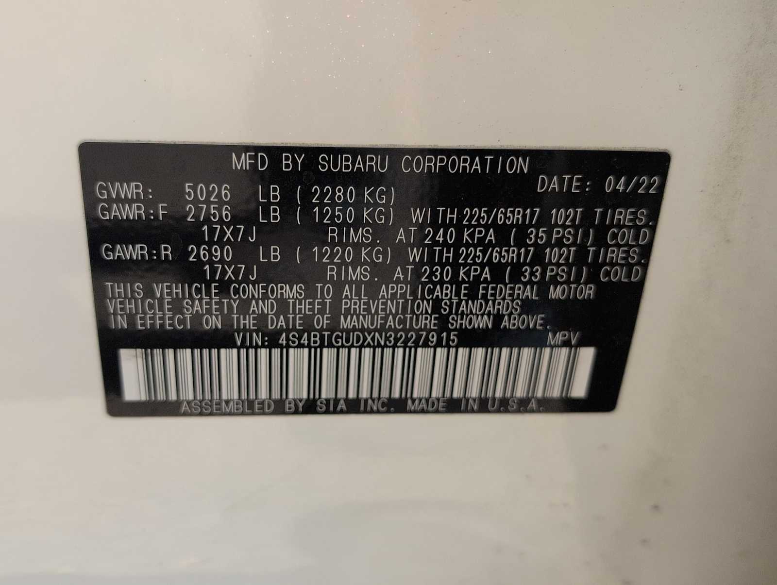 Thumbnail: 2022 Subaru Outback - 35