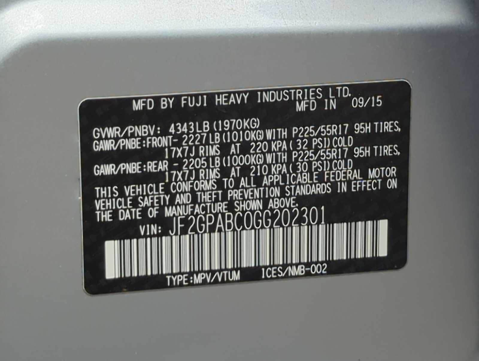 2016 Subaru Crosstrek Premium 26