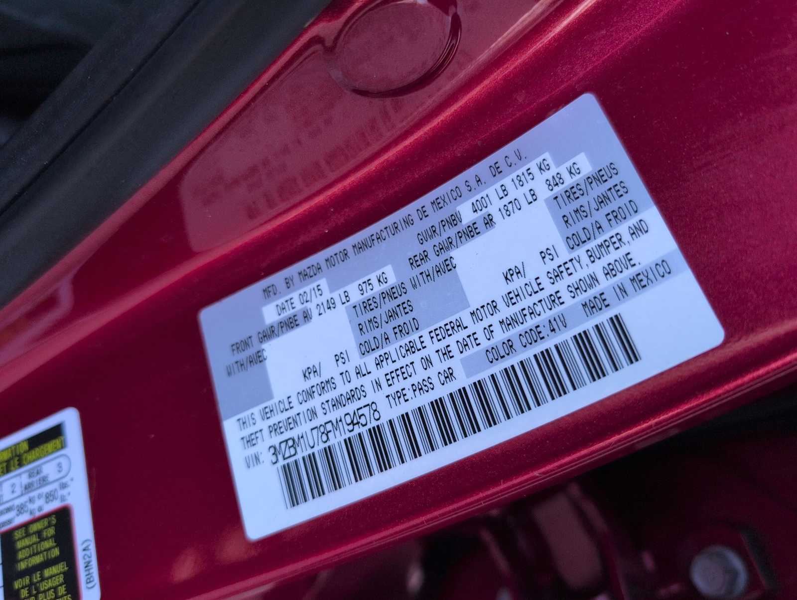 Thumbnail: 2015 Mazda Mazda3 - 33