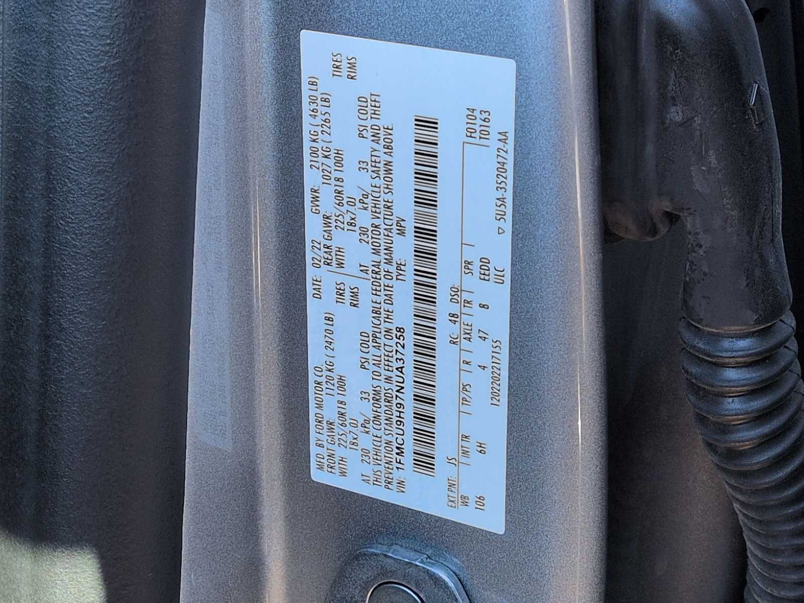 Thumbnail: 2022 Ford Escape - 36