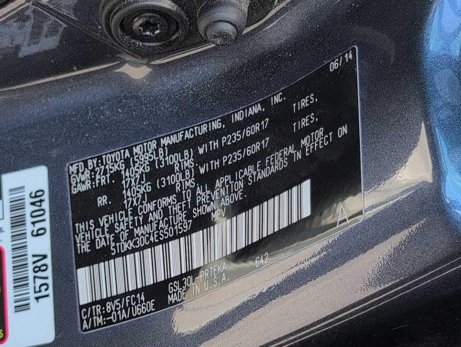 Thumbnail: 2014 Toyota Sienna - 32