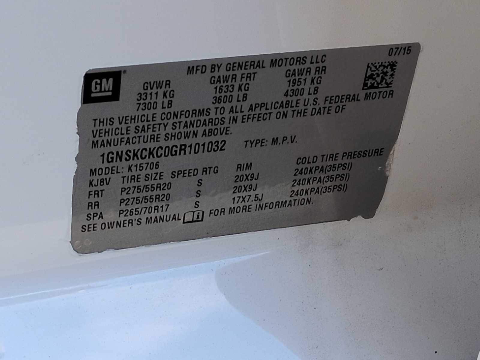 Thumbnail: 2016 Chevrolet Tahoe - 38