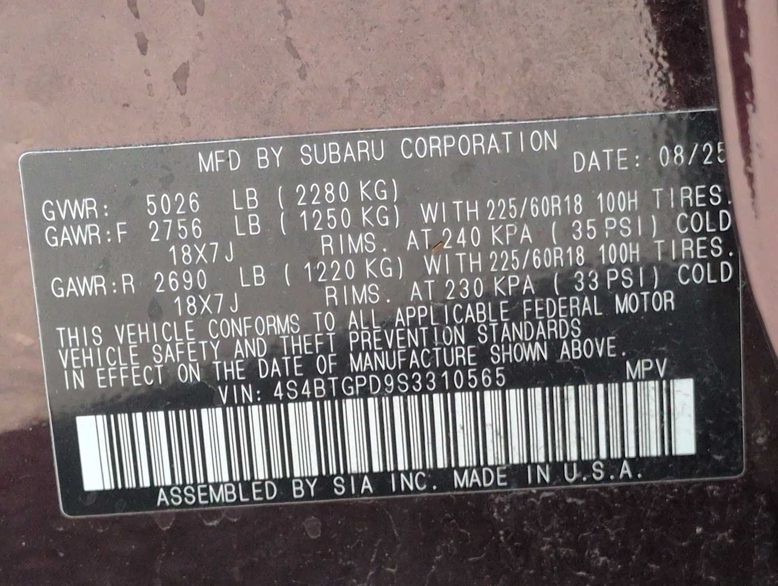 Thumbnail: 2025 Subaru Outback - 34